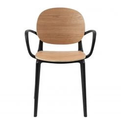 Studio Copenhagen Chaises à accoudoirs Day (lot de 2) - Contreplaqué / Matière plastique - Imitation chêne / Noir 23 Studio Copenhagen Chaises à accoudoirs Day (lot de 2) - Contreplaqué / Matière plastique - Imitation chêne / Noir -Chaises Soldes 2022 1000273479 220420 030 DETAILS P000000001000273479