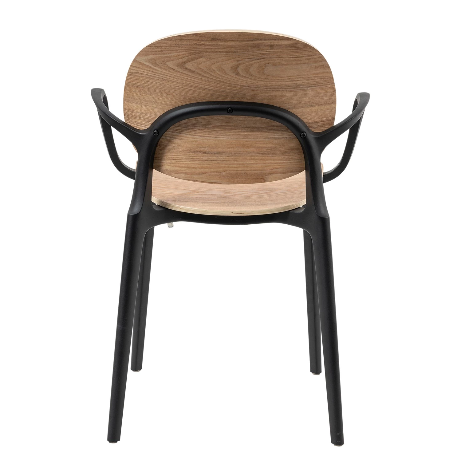 Studio Copenhagen Chaises à accoudoirs Day (lot de 2) - Contreplaqué / Matière plastique - Imitation chêne / Noir 12 Studio Copenhagen Chaises à accoudoirs Day (lot de 2) - Contreplaqué / Matière plastique - Imitation chêne / Noir – Image 10