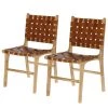 Maison Belfort Chaises Charles (lot de 2) - Cuir / Teck massif - Cognac / Teck 1 Maison Belfort Chaises Charles (lot de 2) - Cuir / Teck massif - Cognac / Teck -Chaises Soldes 2022 1000274209 210618 10464100044 IMAGE P000000001000274209