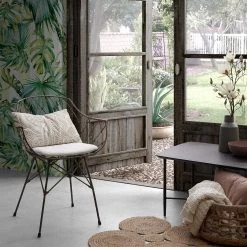 Ars manufacti Chaises Edison (lot de 2) - Rotin / Acier - Marron clair / Anthracite -Chaises Soldes 2022 1000274216 210618 10464200105 MOOD DETAILS P000000001000274216 mood