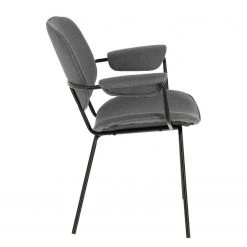 Mørteens Chaises à accoudoirs Nella (lot de 2) - Gris -Chaises Soldes 2022 1000274223 210618 10464200155 DETAILS P000000001000274223