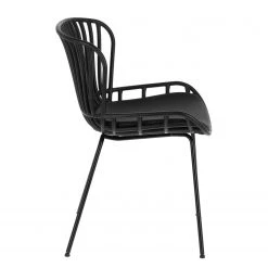 Mørteens Chaises Sakira (lot de 4) - Imitation cuir / Acier - Noir 15 Mørteens Chaises Sakira (lot de 4) - Imitation cuir / Acier - Noir -Chaises Soldes 2022 1000274225 210618 10464300174 DETAILS P000000001000274225