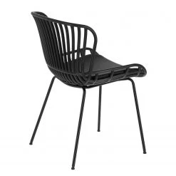 Mørteens Chaises Sakira (lot de 4) - Imitation cuir / Acier - Noir 16 Mørteens Chaises Sakira (lot de 4) - Imitation cuir / Acier - Noir -Chaises Soldes 2022 1000274225 210618 10464300175 DETAILS P000000001000274225