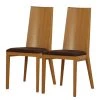 Norrwood Chaises Atla (lot de 2) - Tissu / Chêne massif - Café / Chêne -Chaises Soldes 2022 1000274309 210709 14175000083 IMAGE P000000001000274309