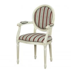 Velvet Studio Chaise à accoudoirs Alison - Rouge