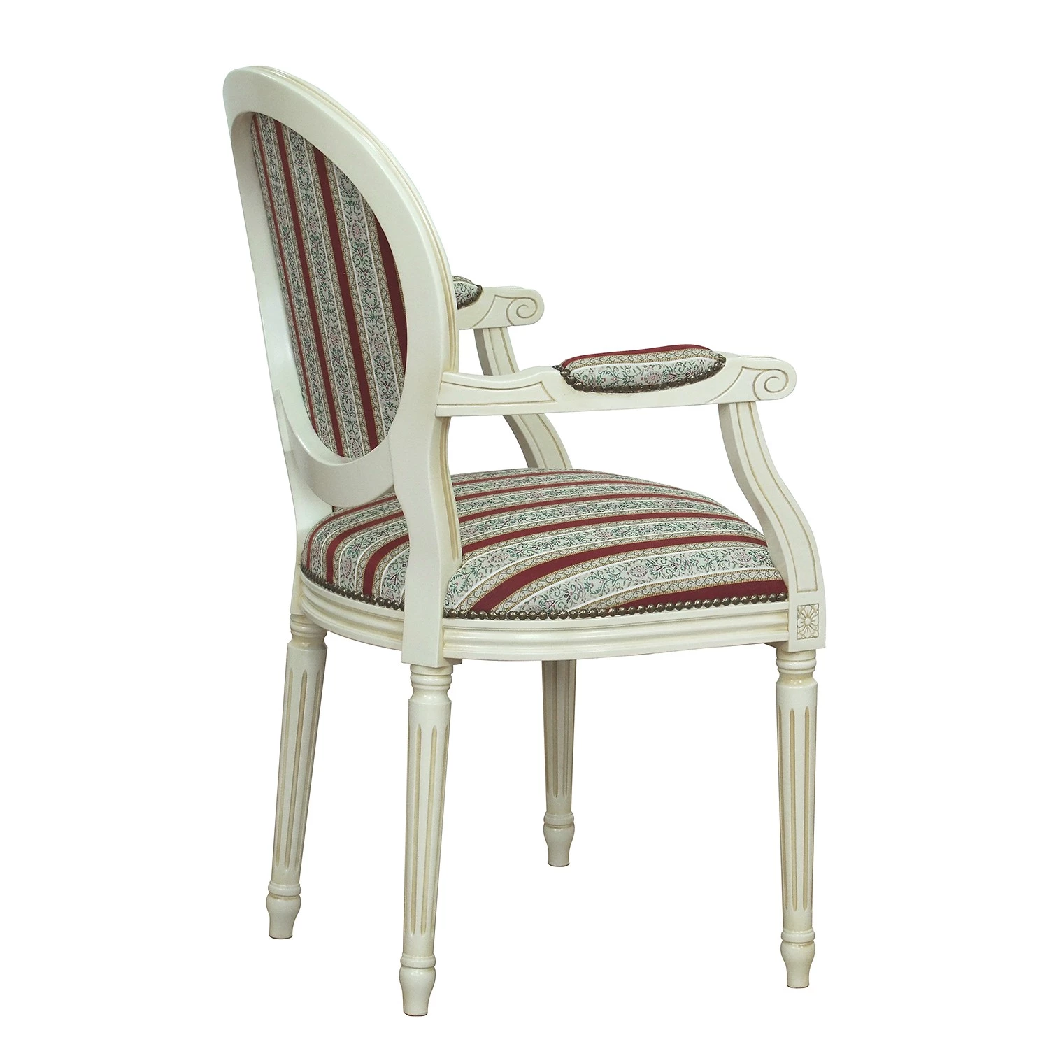 Velvet Studio Chaise à accoudoirs Alison - Rouge 9 Velvet Studio Chaise à accoudoirs Alison - Rouge – Image 7