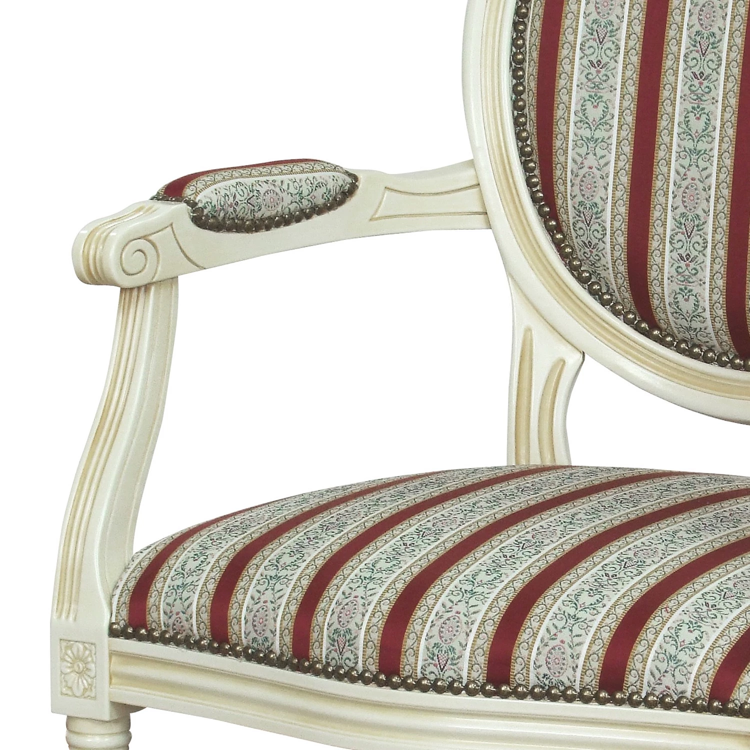 Velvet Studio Chaise à accoudoirs Alison - Rouge 11 Velvet Studio Chaise à accoudoirs Alison - Rouge – Image 9