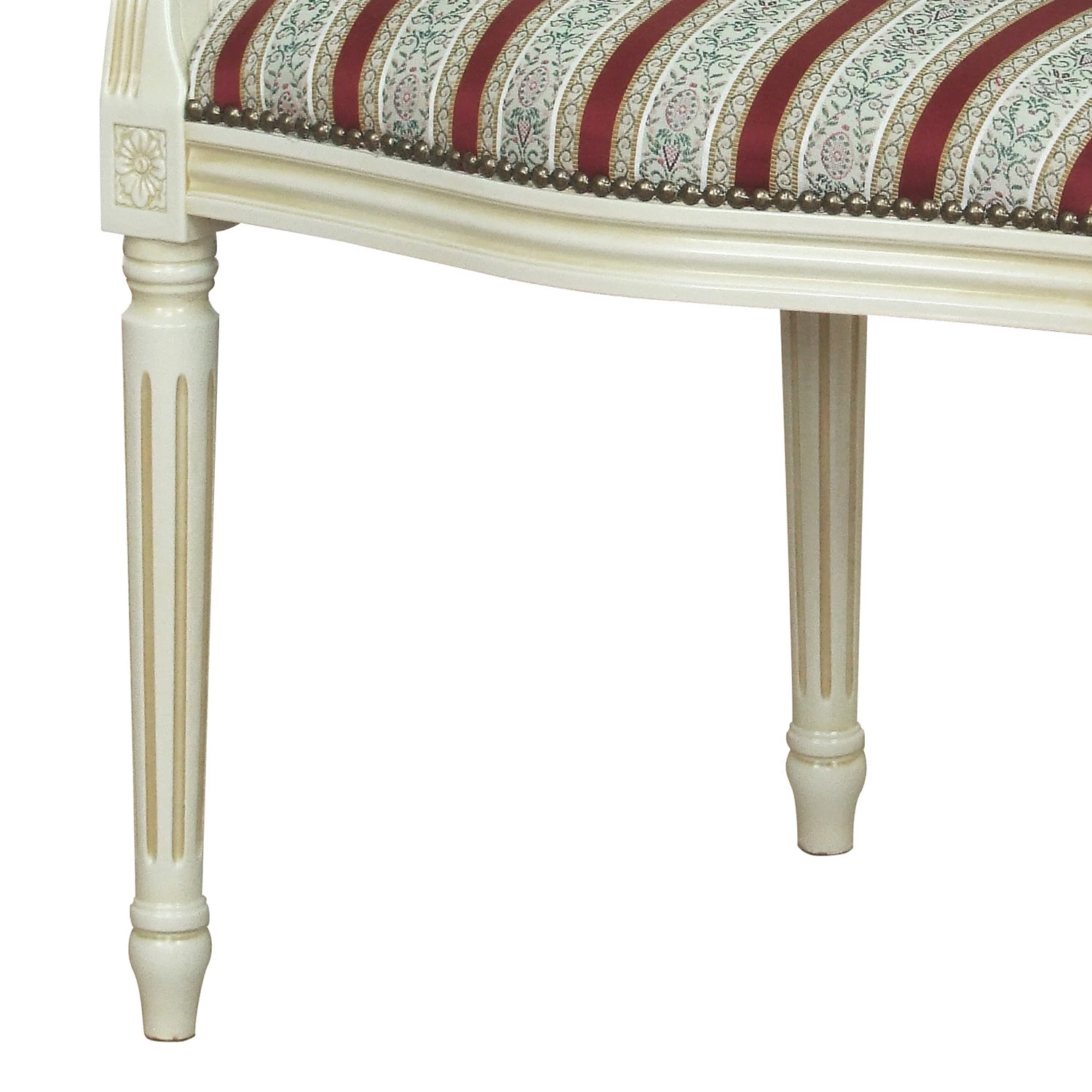 Velvet Studio Chaise à accoudoirs Alison - Rouge 12 Velvet Studio Chaise à accoudoirs Alison - Rouge – Image 10