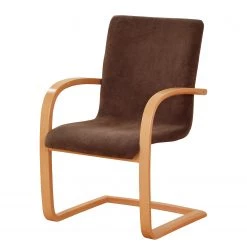 Norrwood Chaise à accoudoirs Rowena - Tissu / Hêtre massif - Tabac / Hêtre -Chaises Soldes 2022 1000274335 210709 14180800258 DETAILS P000000001000274335