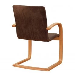 Norrwood Chaise à accoudoirs Rowena - Tissu / Hêtre massif - Tabac / Hêtre -Chaises Soldes 2022 1000274335 210709 14180800259 DETAILS P000000001000274335