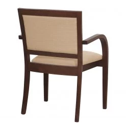 Norrwood Chaise à accoudoirs Prado - Tissu / Hêtre massif - Camel / Noyer -Chaises Soldes 2022 1000274342 210709 14181200312 DETAILS P000000001000274342