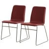 Red Living Chaises capitonnées Myko (lot de 2) - Carmin -Chaises Soldes 2022 1000274346 210709 14181400339 IMAGE P000000001000274346