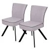 Loftscape Chaises capitonnées Billions (lot de 2) - Lilas
