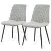 Ars manufacti Chaises capitonnées Trevo I (lot de 2) - Gris lumineux -Chaises Soldes 2022 1000274876 220126 082942000010 IMAGE P000000001000274876