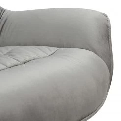 Ars manufacti Fauteuil relax Arca - Velours / Métal - Gris / Noir -Chaises Soldes 2022 1000274878 220107 103355000159 DETAILS P000000001000274878