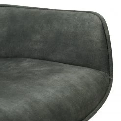 Loftscape Chaise à accoudoirs Betty - Velours / Métal - Gris vintage / Noir -Chaises Soldes 2022 1000274879 220107 103356000169 DETAILS P000000001000274879
