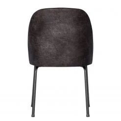 Red Living Chaises capitonnées Cera III (lot de 2) - Cuir véritable / Acier - Noir -Chaises Soldes 2022 1000275336 210629 14365700067 DETAILS P000000001000275336