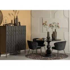 Red Living Chaises capitonnées Bird II (lot de 2) - Noir -Chaises Soldes 2022 1000275340 210629 14365800087 MOOD DETAILS P000000001000275340 mood