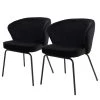 Red Living Chaises capitonnées Bird II (lot de 2) - Noir 2 Red Living Chaises capitonnées Bird II (lot de 2) - Noir -Chaises Soldes 2022 1000275340 210720 07374700013 IMAGE P000000001000275340