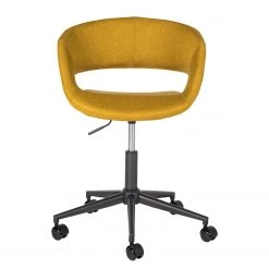 Mørteens Chaise de bureau Buggio - Tissu Cors: Jaune curry - Noir -Chaises Soldes 2022 1000277872 220505 030 DETAILS P000000001000277872