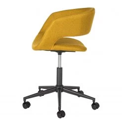 Mørteens Chaise de bureau Buggio - Tissu Cors: Jaune curry - Noir -Chaises Soldes 2022 1000277872 220505 031 DETAILS P000000001000277872