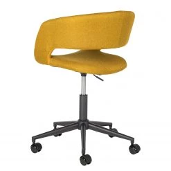 Mørteens Chaise de bureau Buggio - Tissu Cors: Jaune curry - Noir -Chaises Soldes 2022 1000277872 220505 032 DETAILS P000000001000277872