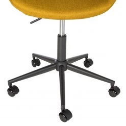 Mørteens Chaise de bureau Buggio - Tissu Cors: Jaune curry - Noir -Chaises Soldes 2022 1000277872 220505 034 DETAILS P000000001000277872