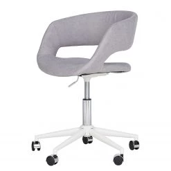 Mørteens Chaise de bureau Buggio II - Gris lumineux - Blanc