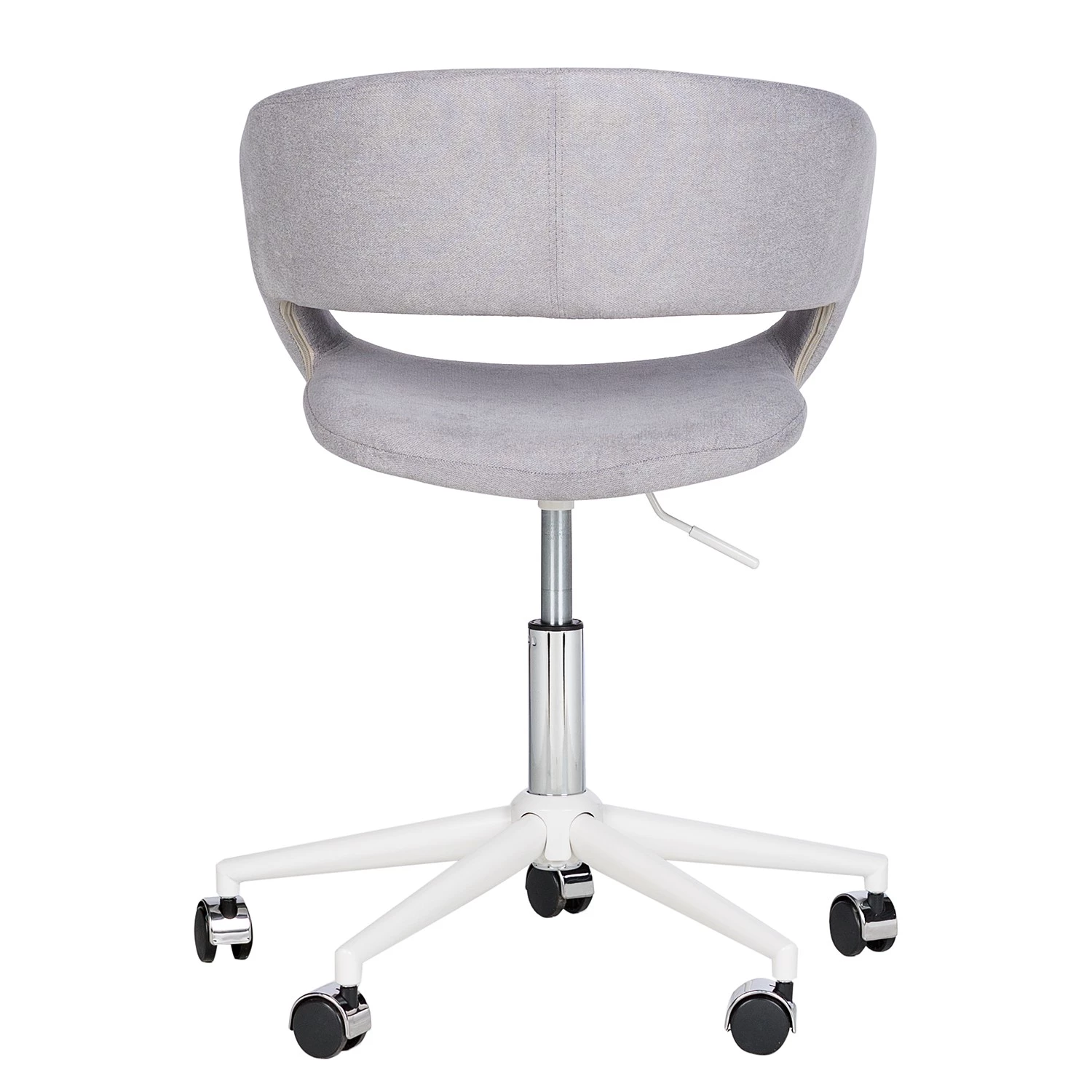 Mørteens Chaise de bureau Buggio II - Gris lumineux - Blanc 6 Mørteens Chaise de bureau Buggio II - Gris lumineux - Blanc – Image 4
