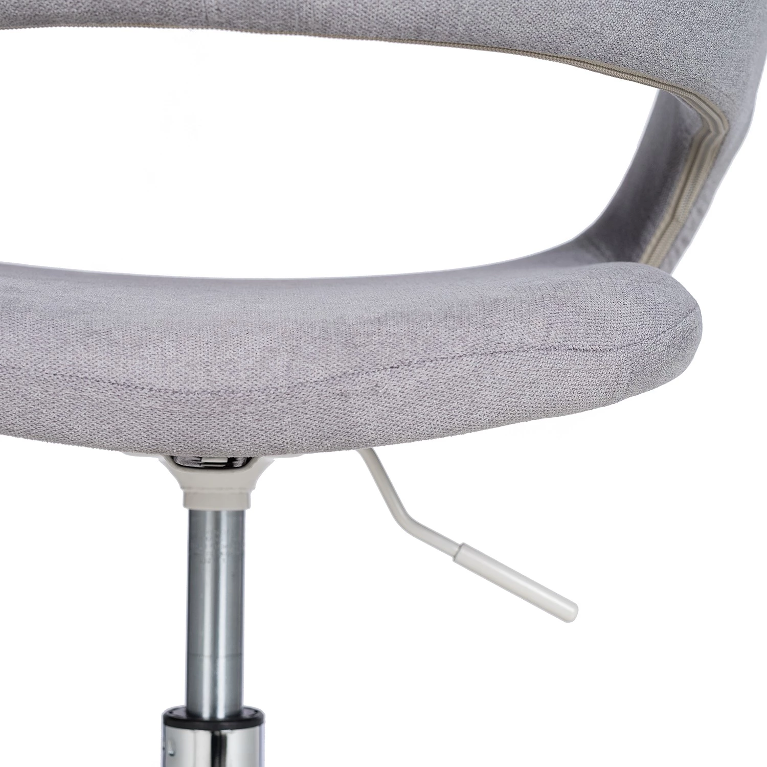 Mørteens Chaise de bureau Buggio II - Gris lumineux - Blanc 7 Mørteens Chaise de bureau Buggio II - Gris lumineux - Blanc – Image 5