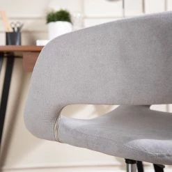 Mørteens Chaise de bureau Buggio II - Gris lumineux - Noir -Chaises Soldes 2022 1000277877 220330 037 DETAILS P000000001000277877