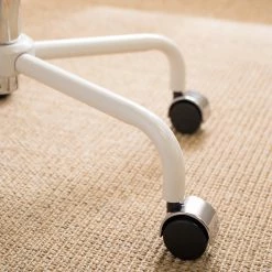 Mørteens Chaise pivotante Aledas - Tissu Cors: Jaune curry - Blanc -Chaises Soldes 2022 1000277880 220524 034 DETAILS P000000001000277880