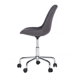 Mørteens Chaise pivotante Aledas II - Gris foncé - Chrome brillant -Chaises Soldes 2022 1000277881 220325 035 DETAILS P000000001000277881