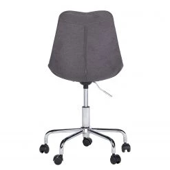 Mørteens Chaise pivotante Aledas II - Gris foncé - Chrome brillant -Chaises Soldes 2022 1000277881 220325 040 DETAILS P000000001000277881