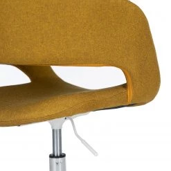Mørteens Chaise de bureau Buggio - Tissu Cors: Jaune curry - Blanc -Chaises Soldes 2022 1000277884 220330 034 DETAILS P000000001000277884