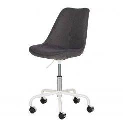 Mørteens Chaise pivotante Aledas II - Gris foncé - Blanc