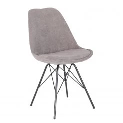 Loftscape Chaises capitonnées Flekke II (lot de 2) - gris -Chaises Soldes 2022 1000281520 220104 150652000038 DETAILS P000000001000281520