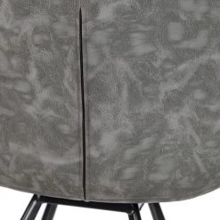Ars manufacti Chaise à accoudoirs Cielo - Imitation cuir / Acier - Gris vintage / Noir -Chaises Soldes 2022 1000281736 220920 090 DETAILS P000000001000281736