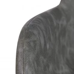 Ars manufacti Chaise à accoudoirs Cielo - Imitation cuir / Acier - Gris vintage / Noir -Chaises Soldes 2022 1000281736 220920 095 DETAILS P000000001000281736