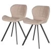 Ars manufacti Chaises Elina (lot de 2) - Cappuccino -Chaises Soldes 2022 1000281740 220920 010 IMAGE P000000001000281740