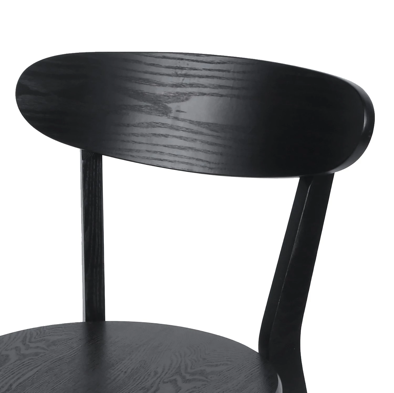 Studio Copenhagen Chaises Flori (lot de 2) - Partiellement en frêne massif - Frêne / Noir 5 Studio Copenhagen Chaises Flori (lot de 2) - Partiellement en frêne massif - Frêne / Noir – Image 3