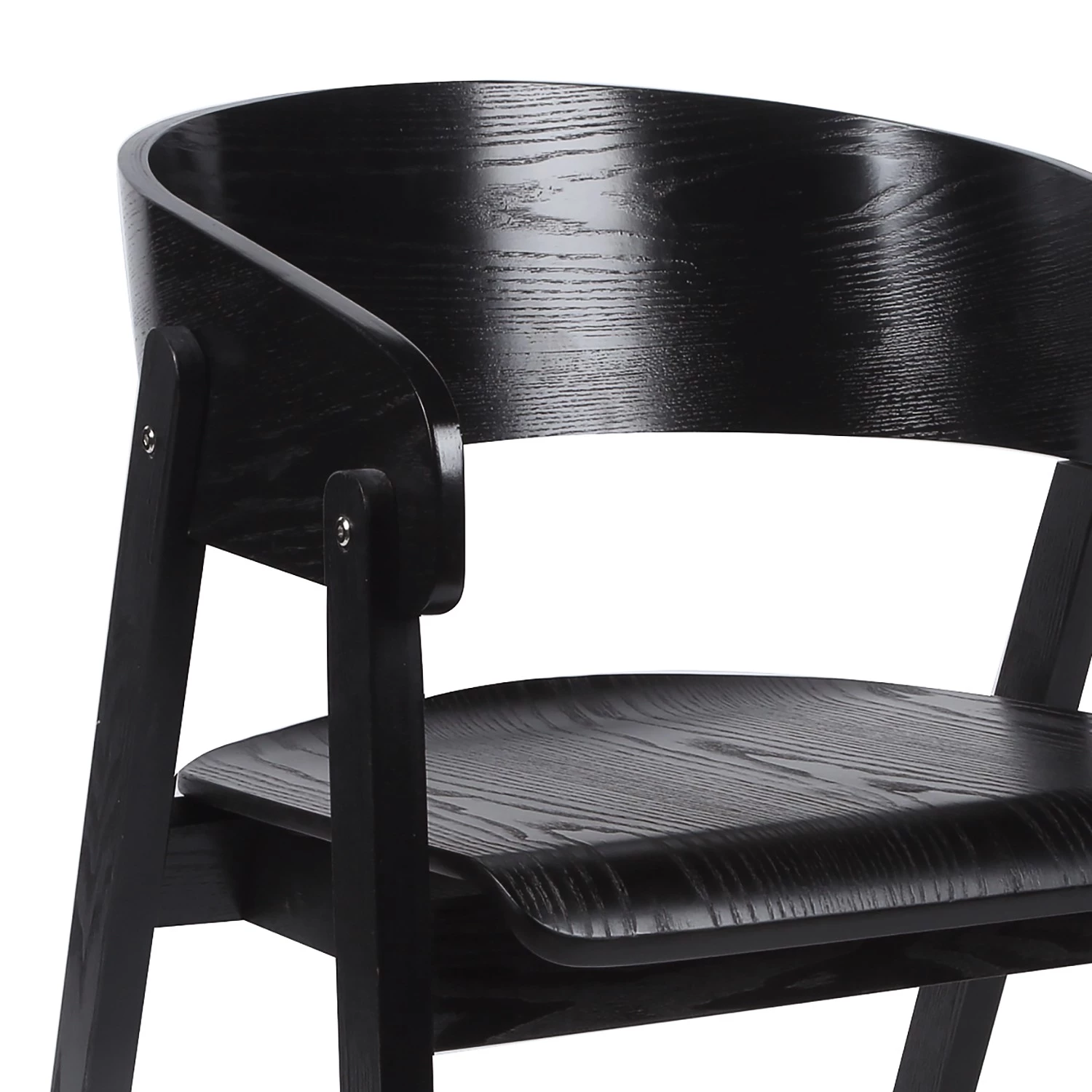 Studio Copenhagen Chaise à accoudoirs Goose - Noir 4 Studio Copenhagen Chaise à accoudoirs Goose - Noir – Image 2