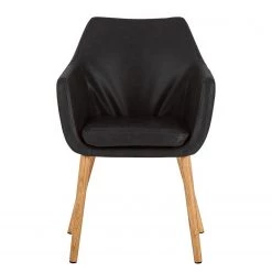 Mørteens Chaises à accoudoirs Nicholas - Cuir synthétique Aken: Noir vintage - Lot de 2 8 Mørteens Chaises à accoudoirs Nicholas - Cuir synthétique Aken: Noir vintage - Lot de 2 -Chaises Soldes 2022 1000281818 210819 09273000117 DETAILS P000000001000281818