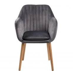 Mørteens Chaises à accoudoirs Tilanda - Tissu / Chêne massif - Velours Kemi: Gris foncé - Lot de 2 8 Mørteens Chaises à accoudoirs Tilanda - Tissu / Chêne massif - Velours Kemi: Gris foncé - Lot de 2 -Chaises Soldes 2022 1000281848 210819 09364600236 DETAILS P000000001000281848