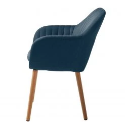 Mørteens Chaises à accoudoirs Tilanda - Tissu / Chêne massif - Tissu Cors: Bleu jean - Lot de 2 -Chaises Soldes 2022 1000281928 210819 09392900293 DETAILS P000000001000281928