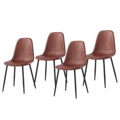 Mørteens Chaise capitonnée Iskmo IV - Lot de 4