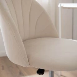 Velvet Studio Chaise de bureau Emely - Crème -Chaises Soldes 2022 1000283355 220824 030 DETAILS P000000001000283355