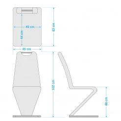 Fredriks Chaise cantilever Amanda I - Lot de 4 -Chaises Soldes 2022 1000283523 210810 13385300014 SKETCH DETAILS P000000001000283523 sketch