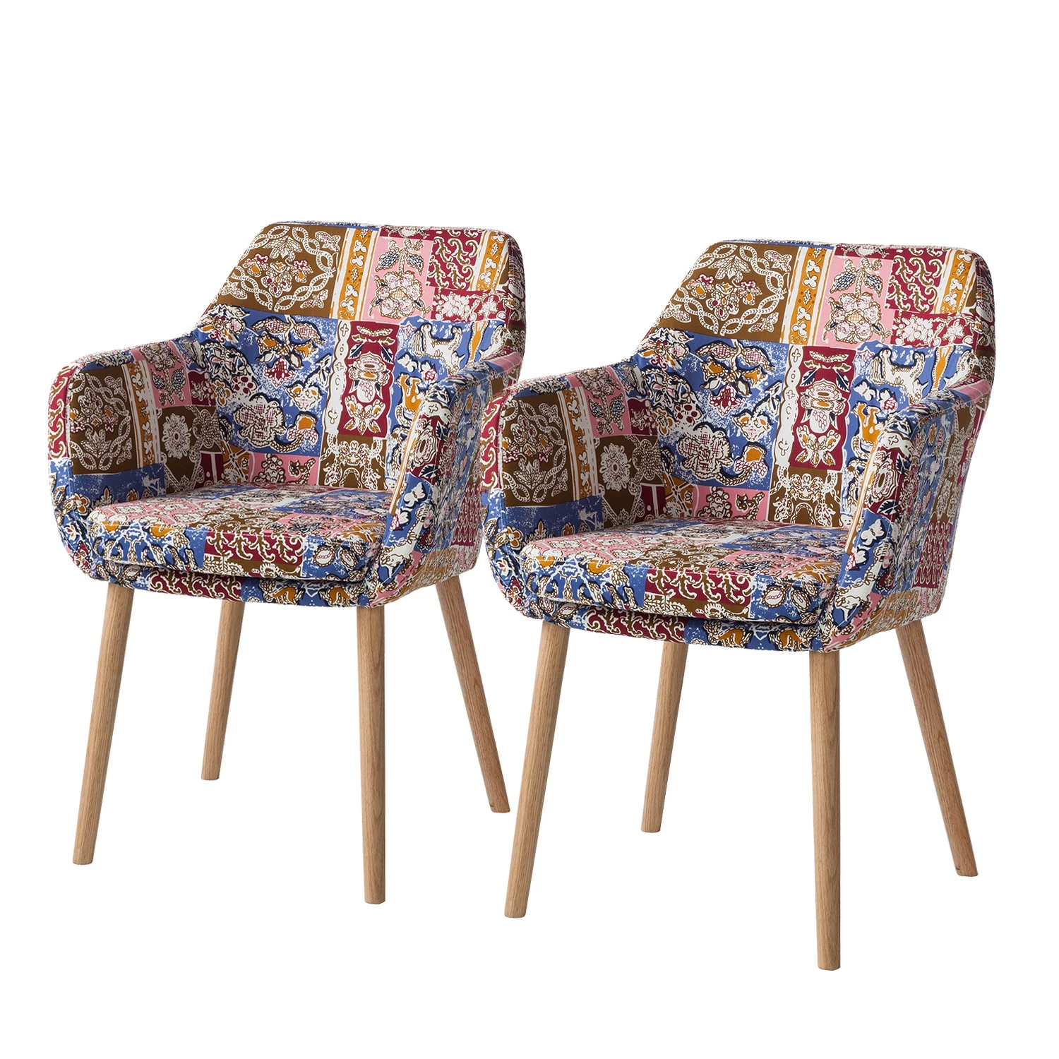 Mørteens Chaise à accoudoirs Leedy II - Lot de 2 3 Mørteens Chaise à accoudoirs Leedy II - Lot de 2