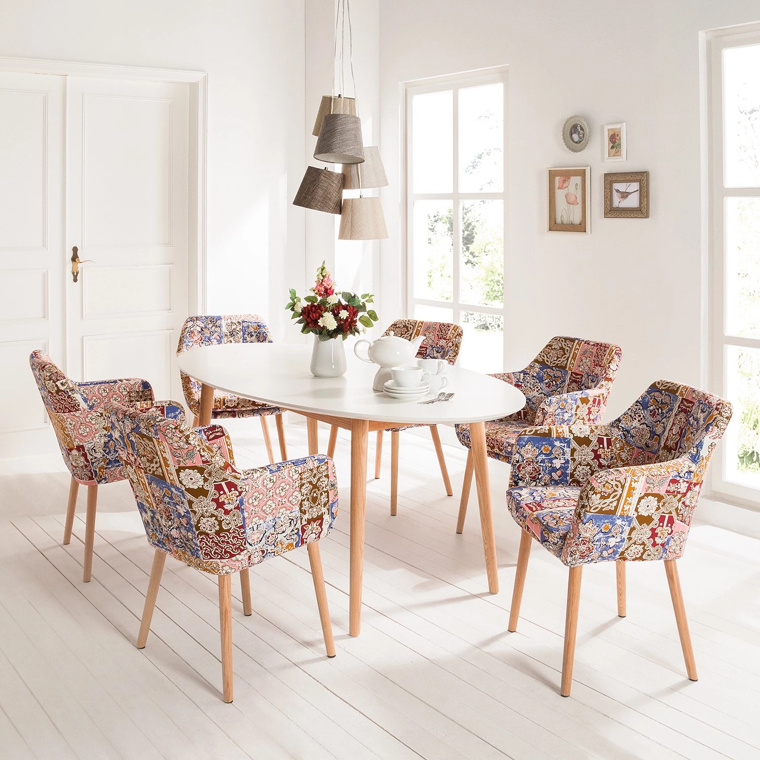 Mørteens Chaise à accoudoirs Leedy II - Lot de 2 4 Mørteens Chaise à accoudoirs Leedy II - Lot de 2 – Image 2